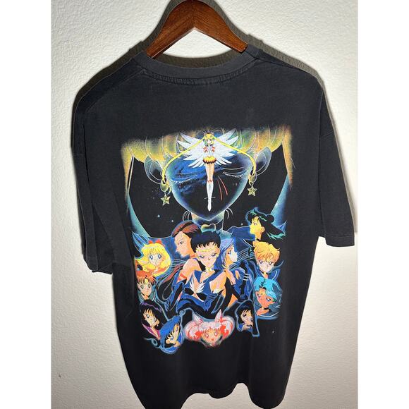 Sailor Moon Rare Anime Vintage Reprint Single Stitch T-shirt Screen Stars Tag - Picture 2 of 6